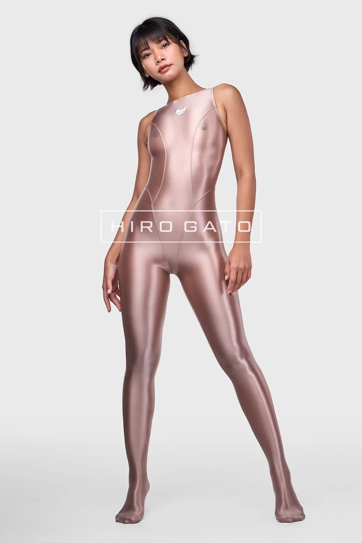 Sheer Nylon Unitard Skincolor