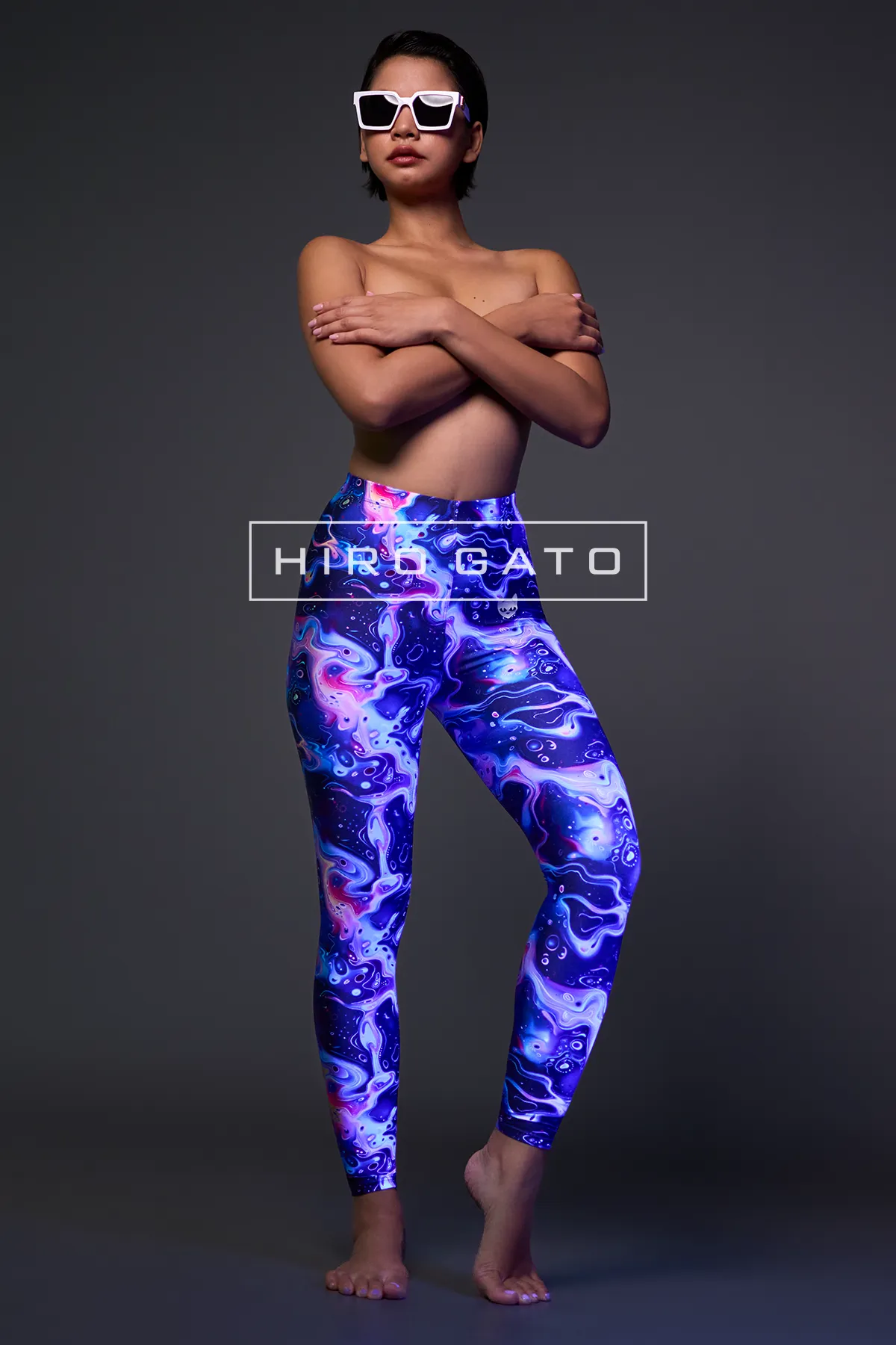 Psychedelic Holographic Women's Leggings