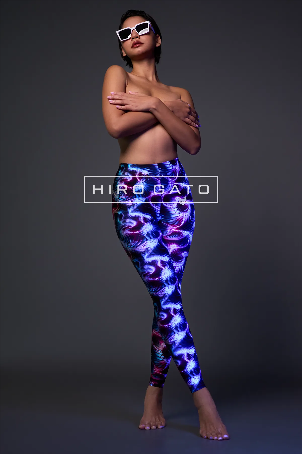Psychedelic Spandex Lycra Leggings