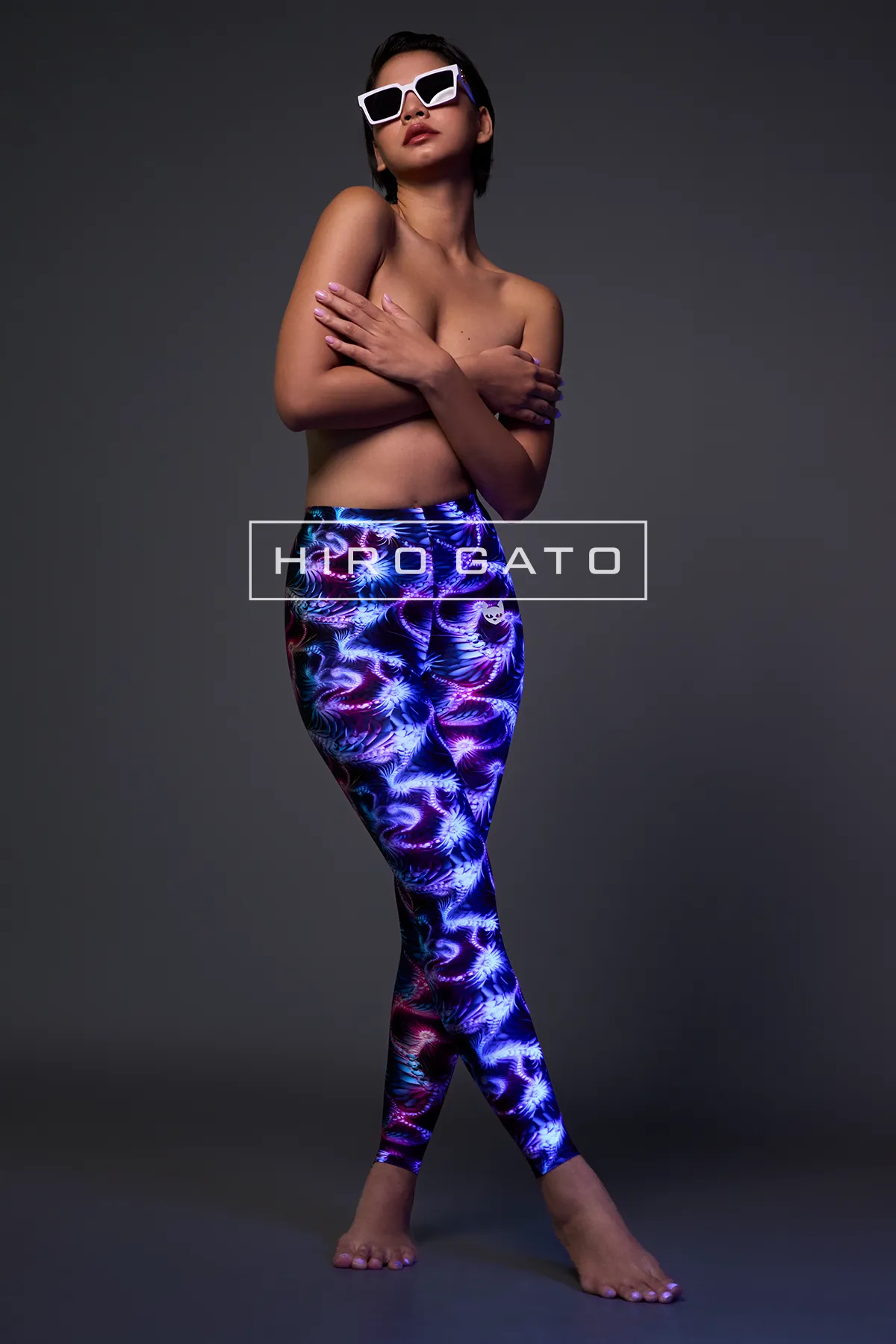 Psychedelic Spandex Lycra Leggings