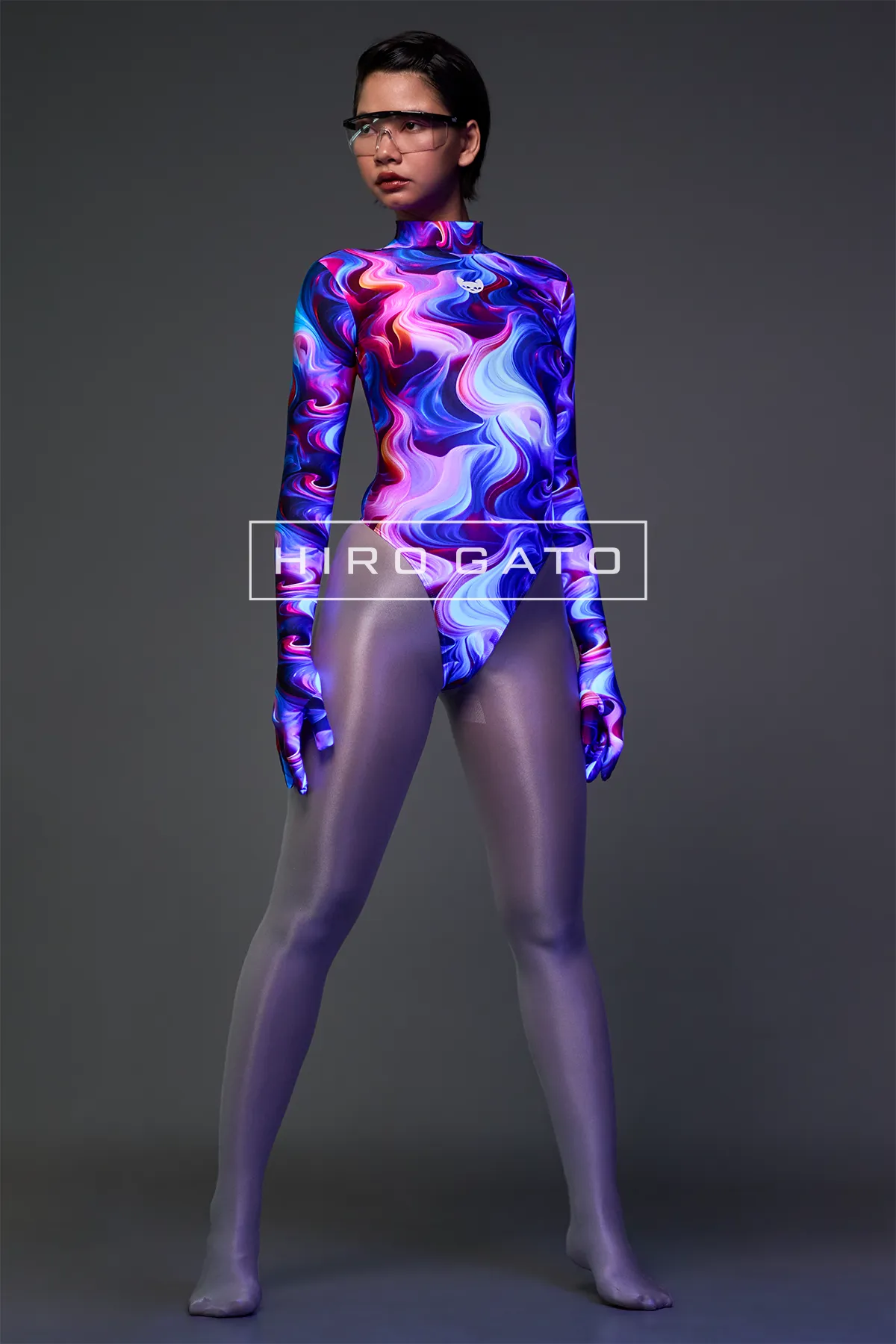 Psychedelic Fluorescent Leotard Psychedelic Fluorescent Leotard
