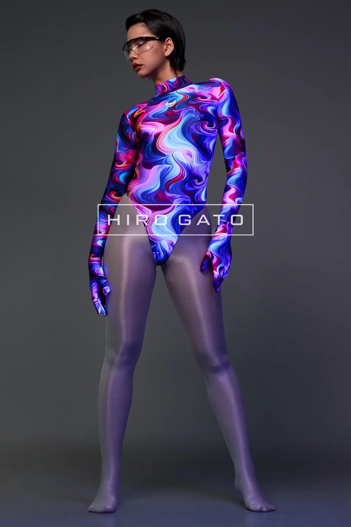 Psychedelic Fluorescent Leotard Psychedelic Fluorescent Leotard