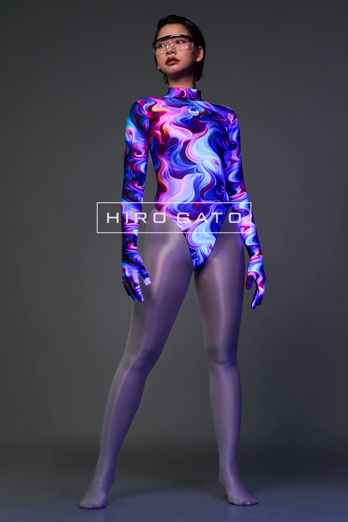 Psychedelic Fluorescent Leotard Psychedelic Fluorescent Leotard
