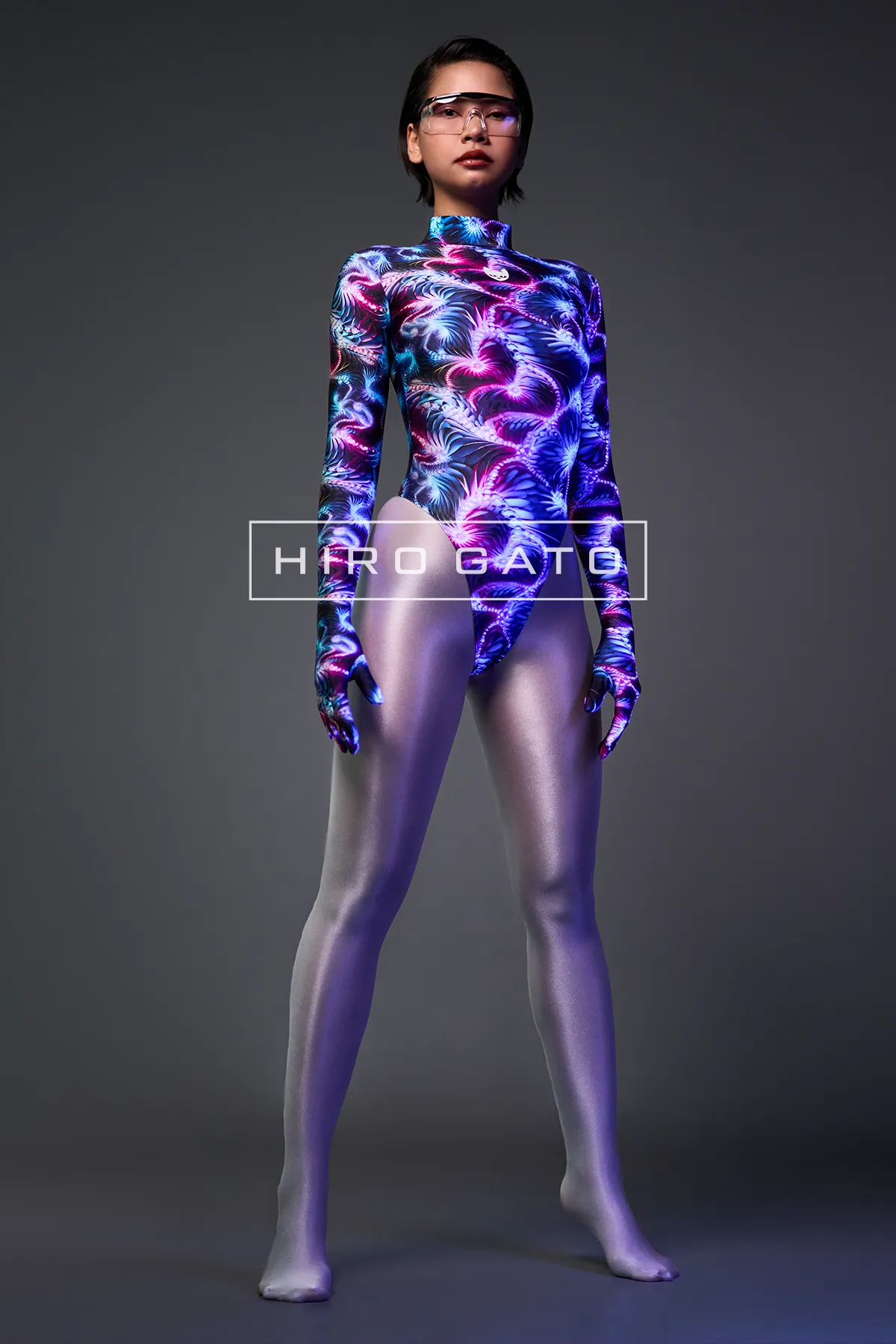Psychedelic Fluorescent Leotard