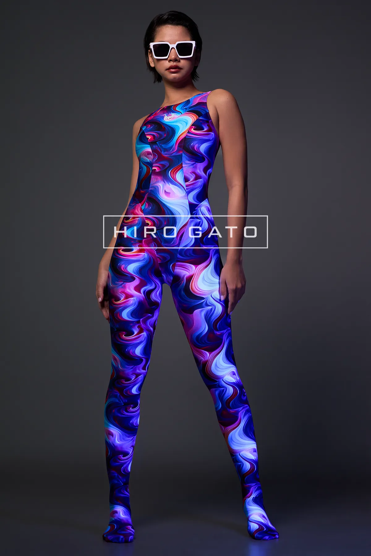 Psychedelic Fluorescent Unitard