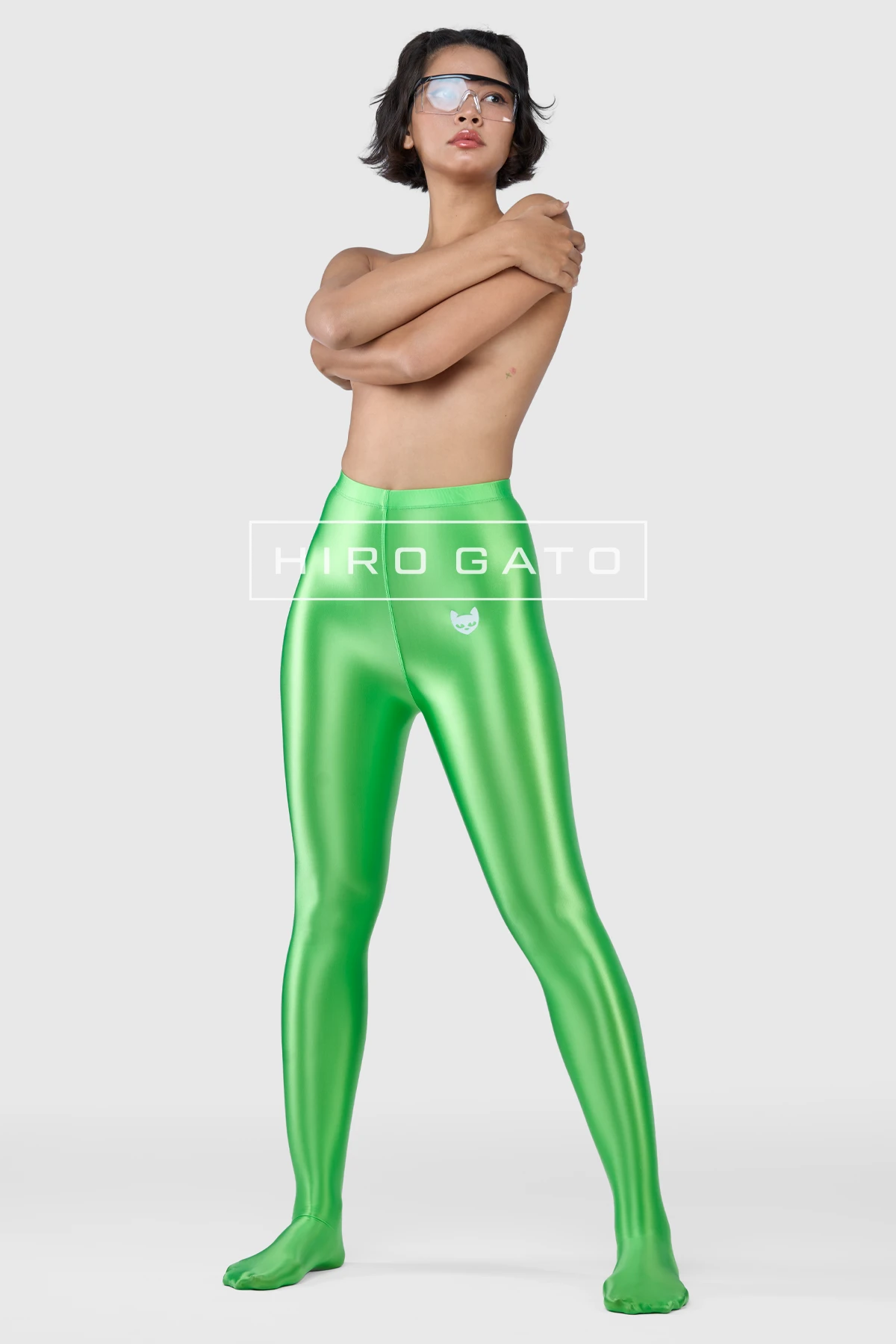 Neon UV Green Fluorescent Blacklight Leggings Festival Rave Neon UV Green Fluorescent Blacklight Leggings Festival Rave