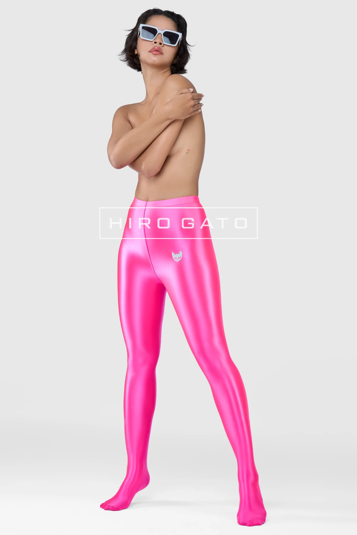 Neon UV Pink Fluorescent Blacklight Leggings Festival Rave Neon UV Pink Fluorescent Blacklight Leggings Festival Rave