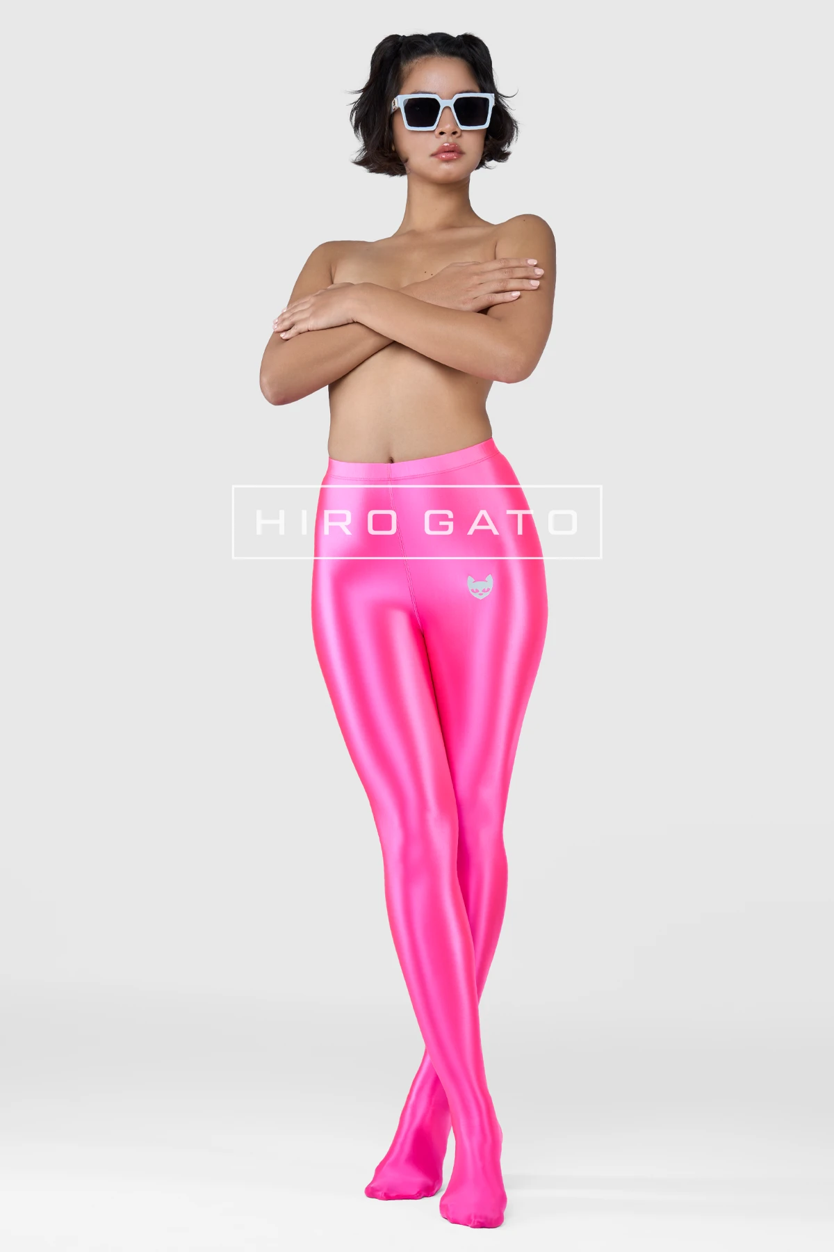 Neon UV Pink Fluorescent Blacklight Leggings Festival Rave Neon UV Pink Fluorescent Blacklight Leggings Festival Rave