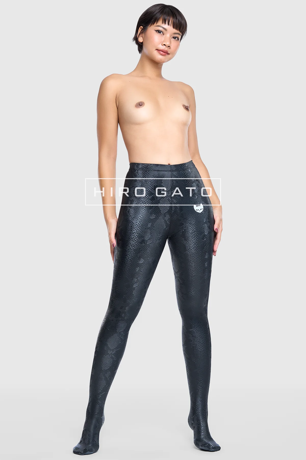 Reptilian Skin Spandex Leggings Black Reptilian Skin Spandex Leggings Black