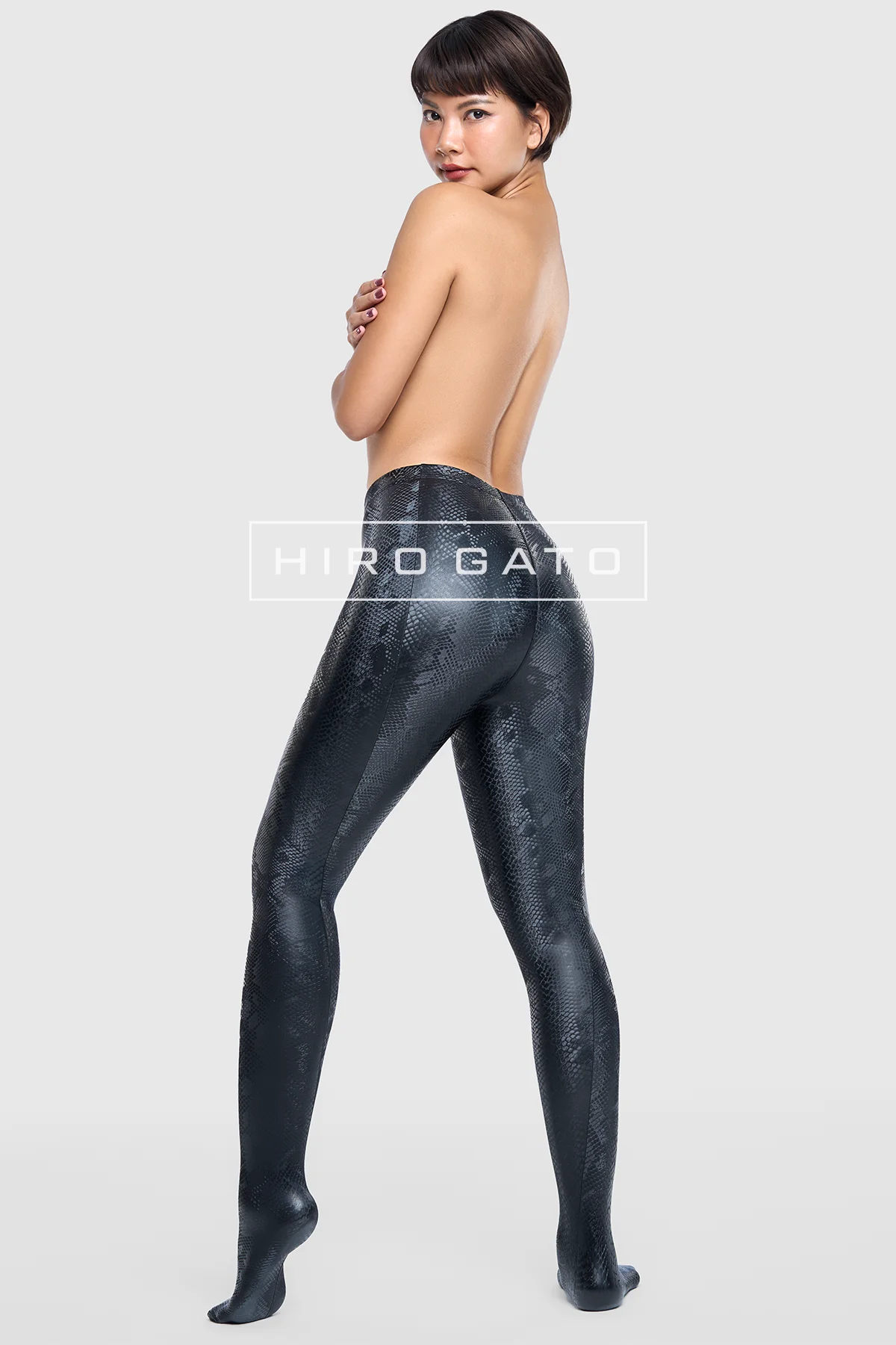 Reptilian Skin Spandex Leggings Black Reptilian Skin Spandex Leggings Black