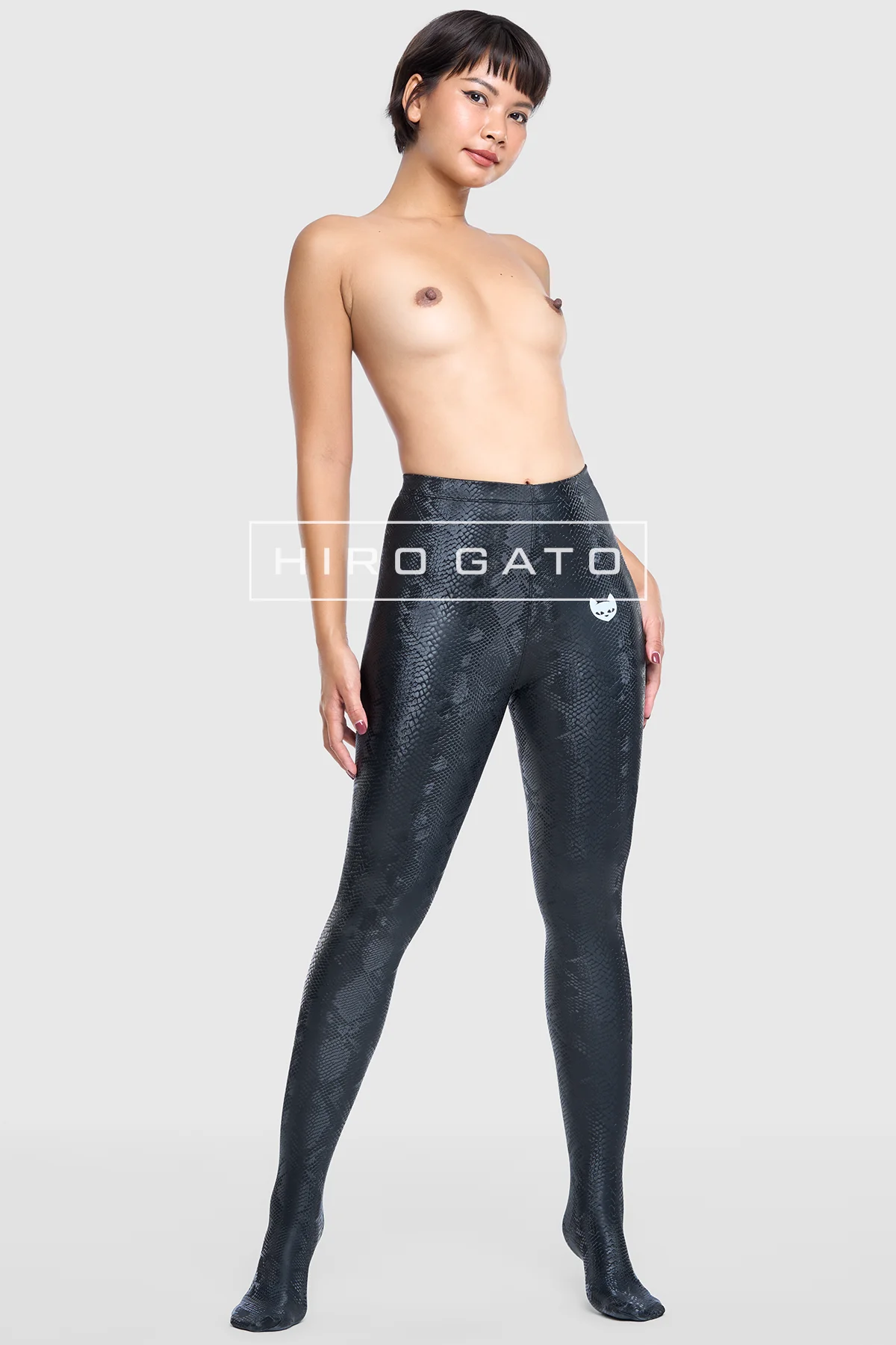 Reptilian Skin Spandex Leggings Black Reptilian Skin Spandex Leggings Black