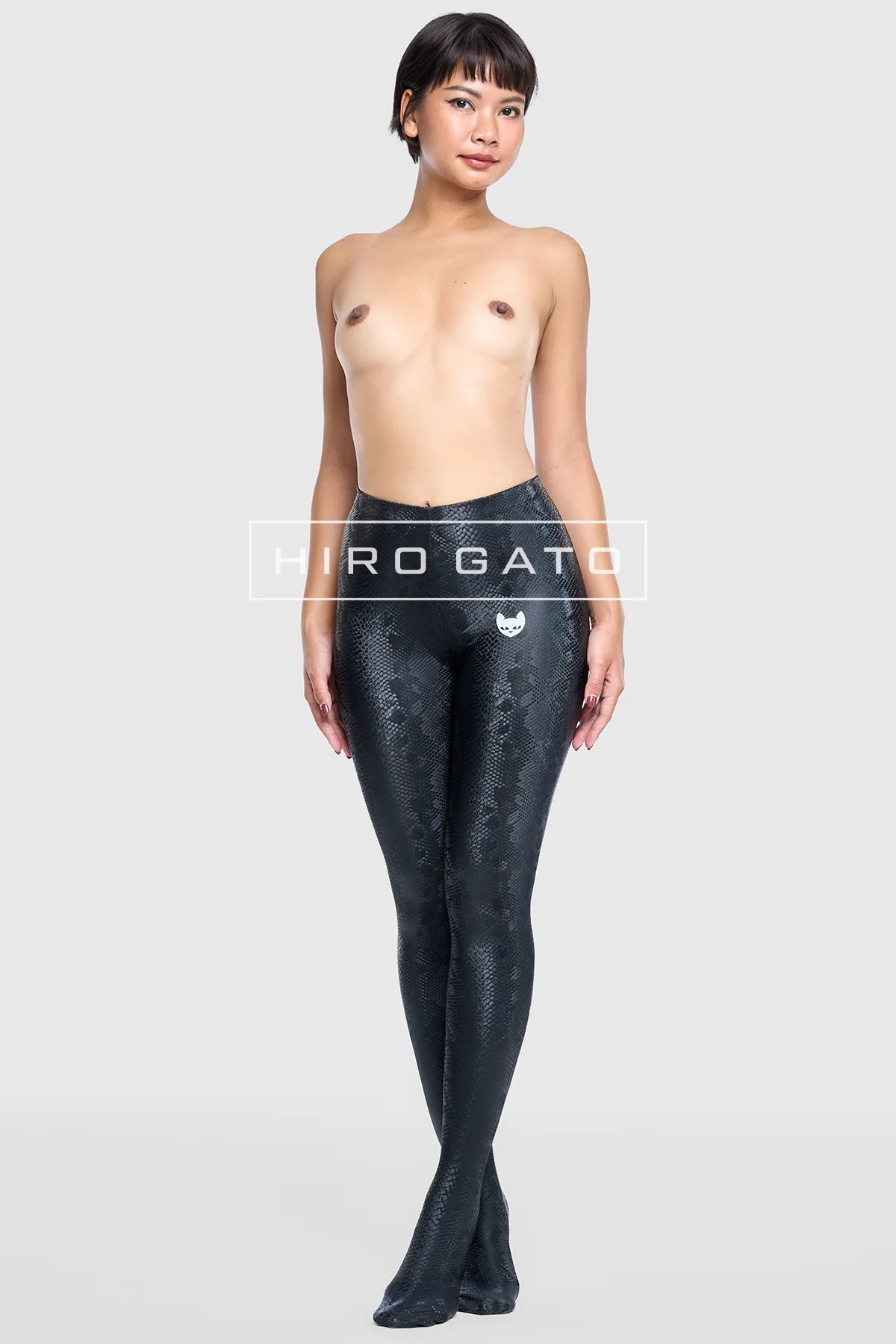 Reptilian Skin Spandex Leggings Black Reptilian Skin Spandex Leggings Black