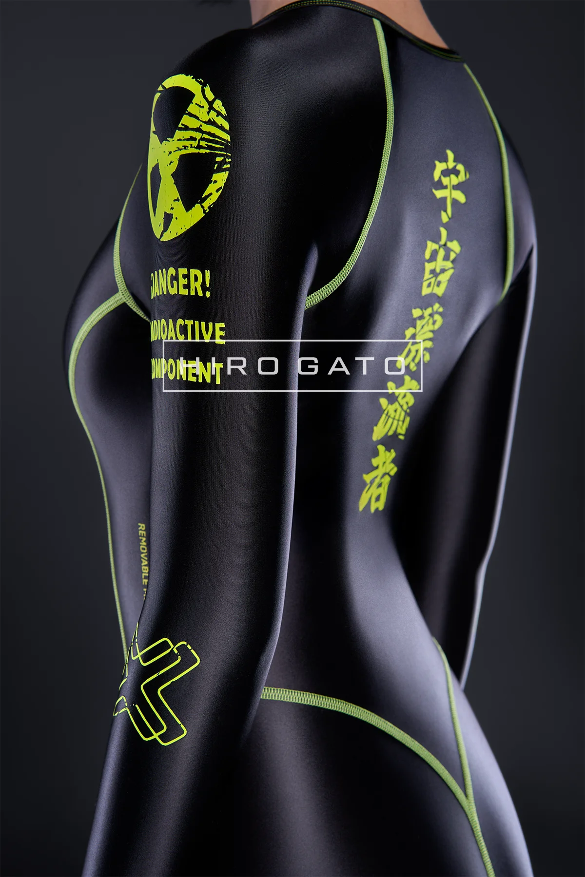 Neoskin Futuristic Cyberpunk Festival Catsuit Shiny Spandex Neoskin Futuristic Cyberpunk Festival Catsuit Shiny Spandex