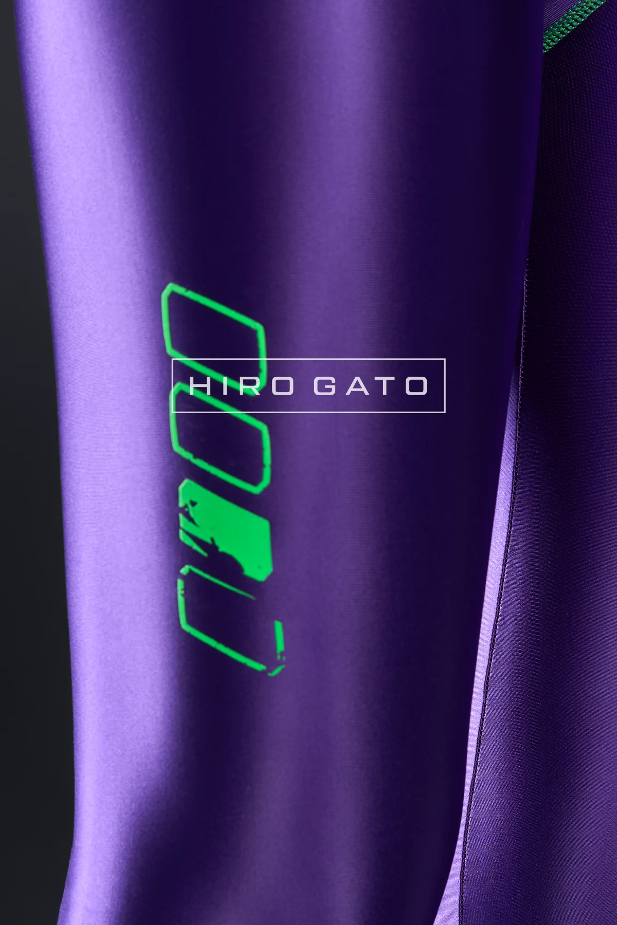 Neoskin Futuristic Cyberpunk Festival Catsuit Shiny Spandex Purple Neoskin Futuristic Cyberpunk Festival Catsuit Shiny Spandex Purple