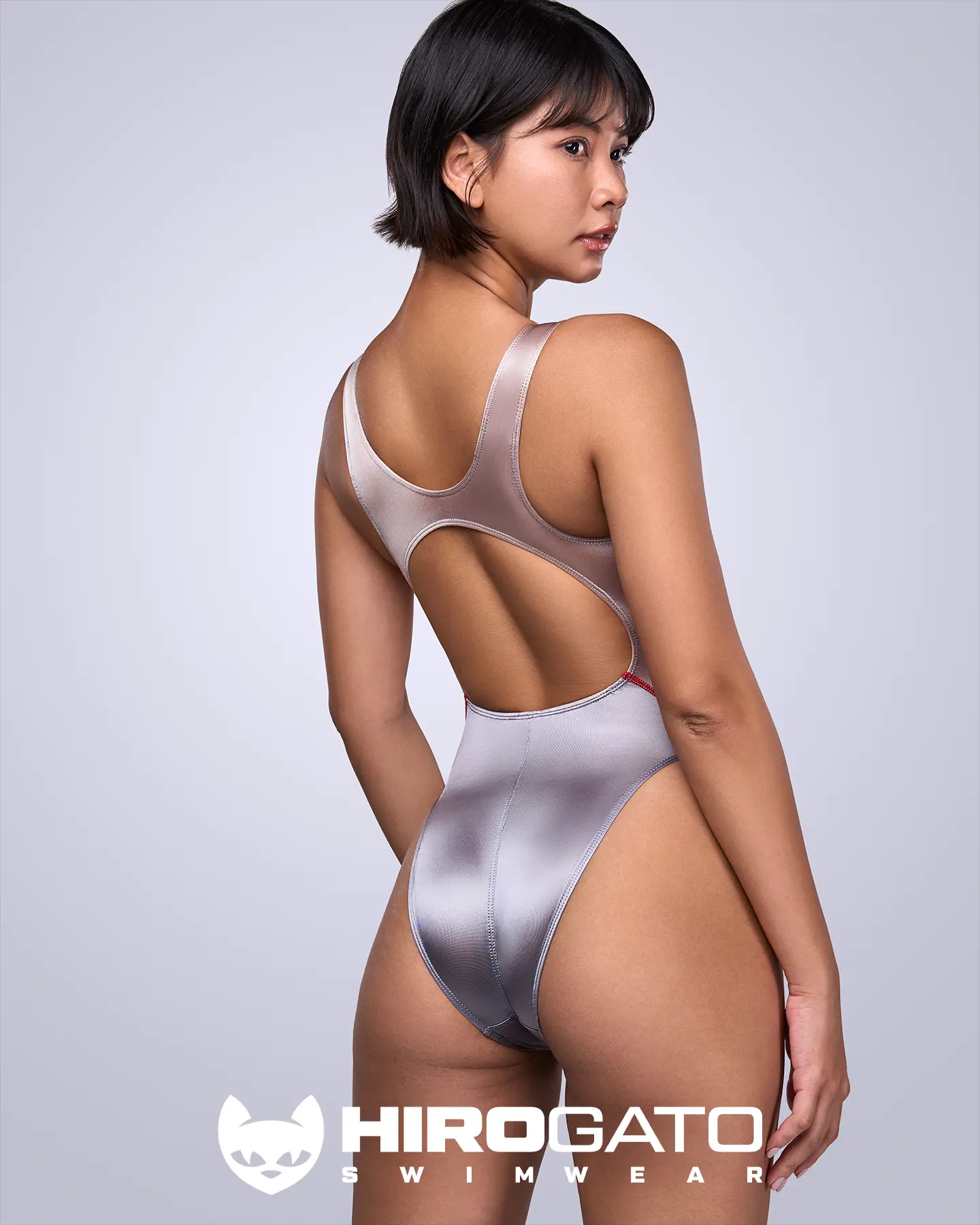 S-AND-003-02 Nylon Swimsuit silver skin